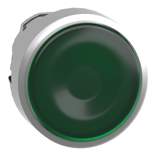 Square-D / Schneider - Square D ZB4BA38 22 mm Green Round Flush Non-Illuminated Push Button Operator
