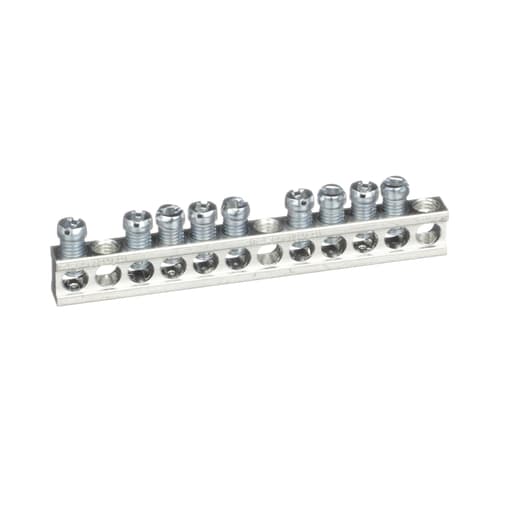 Square-D / Schneider - Square D PK9GTA 12-Terminal Load Center Ground Bar Kit, 225A Max, 3.78" Length