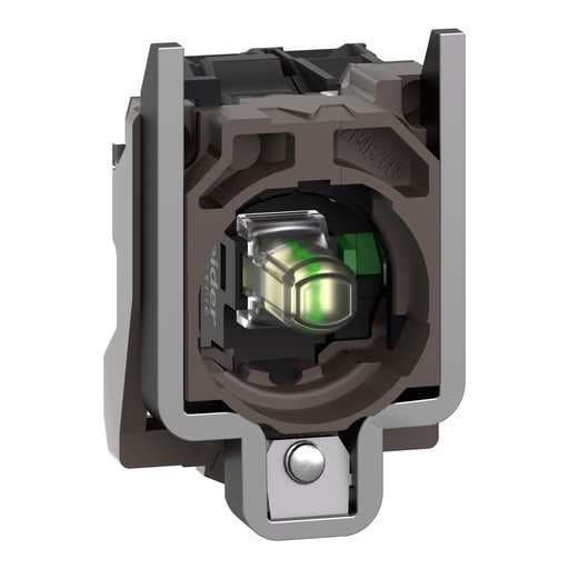 Square-D / Schneider - Square D ZB4BW0G11 22 mm 110 to 120 VAC 1NO White Single Contact Block Light Module with LED