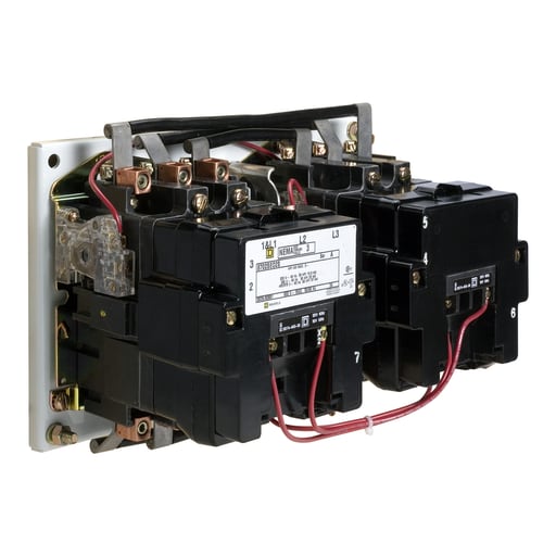 Square-D / Schneider - Square D 8702SEO2V02S 110/120 VAC 90 Amp 3-Pole Open Type Full Voltage Reversing Magnetic Contactor