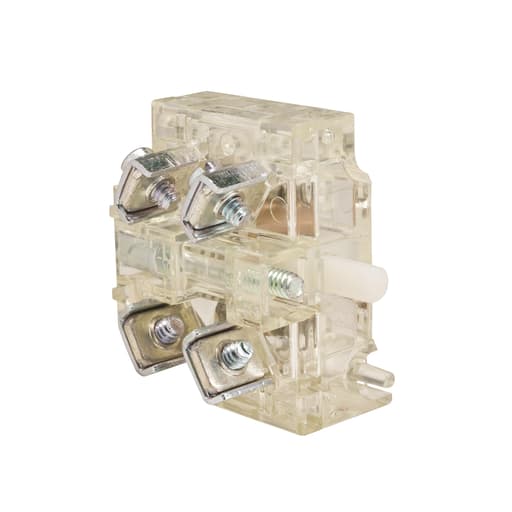 Square-D / Schneider - Square D 9001KA1G 600 VAC 10 Amp 1NO 1NC Silver Alloy Ring Tongue Terminal Push Button Contact Block