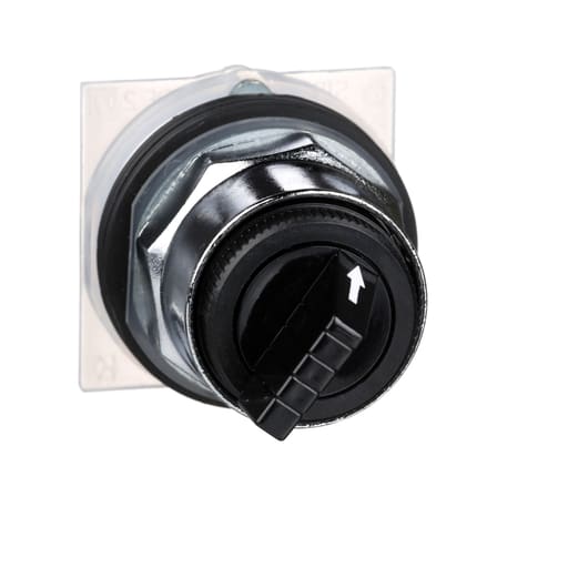 Square-D / Schneider - Square D 9001KS11B 30 mm 600 Volt Black Metal Bezel 2-Position Maintained Selector Switch