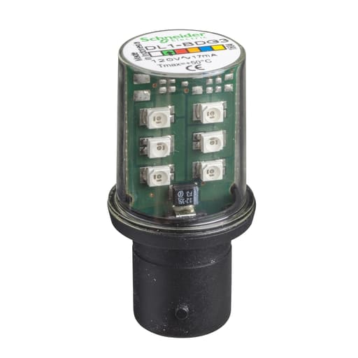 Square-D / Schneider - Square D DL1BDG3 120 VAC Green Steady-On LED Bulb