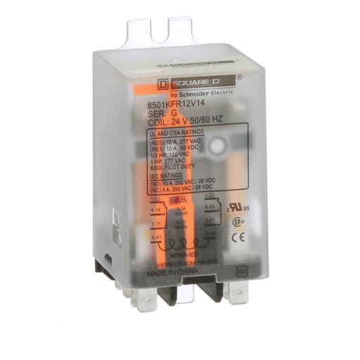 Square-D / Schneider - SQD 8501KFR12V14 RELAY 2CO QC PIN 1