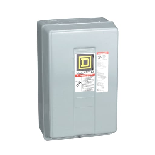 Square-D / Schneider - Square D 8903LG1200V02 110/120 VAC 30 Amp 12-Pole 12NO NEMA 1 Electrically Held Lighting Contactor