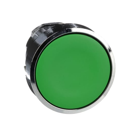 Square-D / Schneider - Square D ZB4BA3 22 mm Green Round Flush Non-Illuminated Push Button Operator
