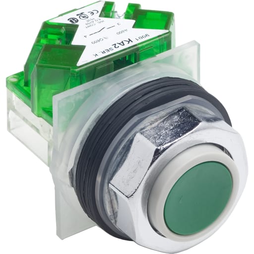 Square-D / Schneider - Square D 9001KR3GH5 30 mm 10 Amp 600 VAC Push Button