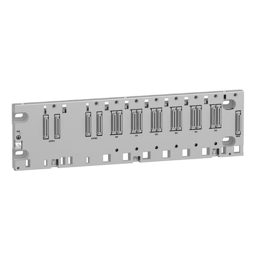 Square-D / Schneider - 06 SLOTS ETHERNET BACKPLANE DUAL PS