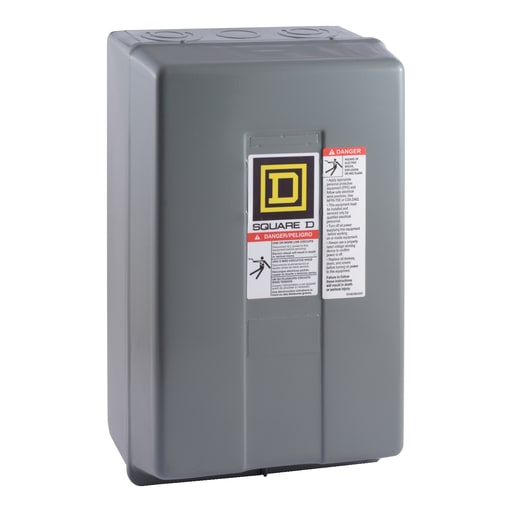 Square-D / Schneider - Square D 8903LG20V04 277 VAC 30 Amp 2-Pole 2NO NEMA 1 Electrically Held Lighting Contactor