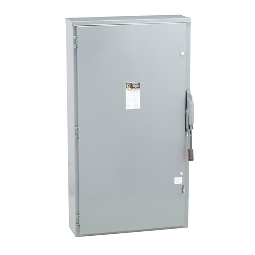 Square-D / Schneider - Square D H326R 240 VAC 600 Amp 3-Pole Class H/J/K/L/R Fusible Heavy Duty Safety Switch