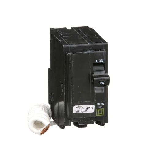 Square-D / Schneider - Square D QO220SWN 120 Volt 20 Amp Miniature Circuit Breaker