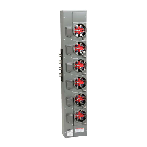 Square-D / Schneider - Square D EZMH316125 125 Amp QO Horn Ringless Meter Center Branch