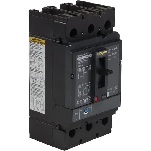 Square-D / Schneider - Square D JDL26250 600 Volt 250 Amp Molded Case Circuit Breaker