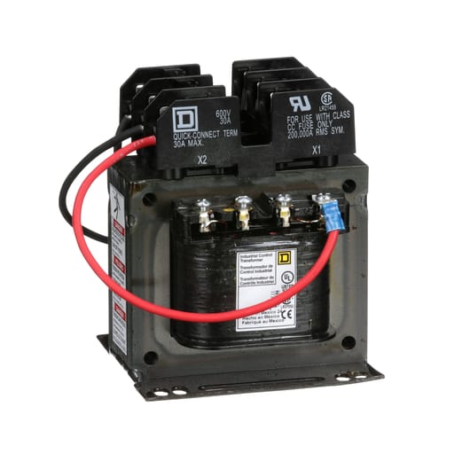 Square-D / Schneider - Square D 9070TF150D20 150 VA 208/230/460 VAC Primary 115 VAC Secondary 1-Phase Control Transformer