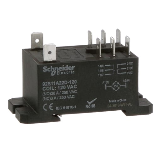 Square-D / Schneider - SQD 92S11A22D-120 Power Relay, DPDT