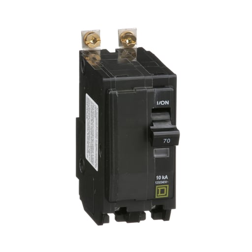 Square-D / Schneider - Square D QOB270 Miniature Circuit Breaker 70A 120/240V 1Ph 2P , Bolt-On