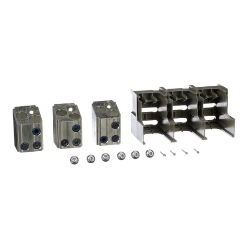 Square-D / Schneider - Square D AL1200P7KU 1155 Amp 3/0 AWG to 750 MCM Aluminum Conductor Aluminum Mechanical Lug Kit