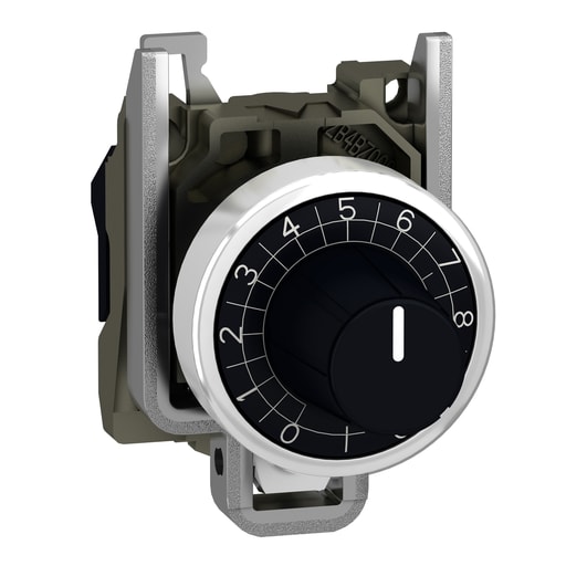 Square-D / Schneider - Square D ZB4BD922 22 mm Round Potentiometer Operator with Mounting Collar