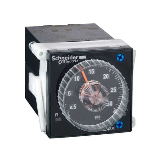 Square-D / Schneider - Square D RE48ATM12MW 24 to 240 VAC/VDC 5 Amp 0.2 Second to 300 Hour Multi-Function Timing Relay