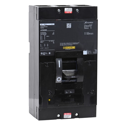 Square-D / Schneider - Square D LAP36400MB 3-Pole 400 Amp 600 Volt Thermal Magnetic Molded Case Circuit Breaker