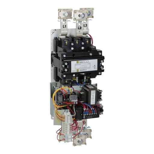 Square-D / Schneider - Square D 8536SHO2V02H30S 110/120 VAC 540 Amp 400 Hp 3-Pole Open Type Full Voltage Non-Reversing Magnetic Starter