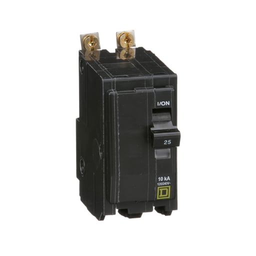 Square-D / Schneider - Square D QOB225 Miniature Circuit Breaker 25A 120/240V 1Ph 2P , Bolt-On