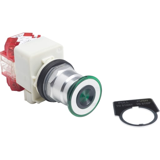 Square-D / Schneider - Square D 9001KR8P1GH25 30 mm 10 Amp 600 Volt Push Button