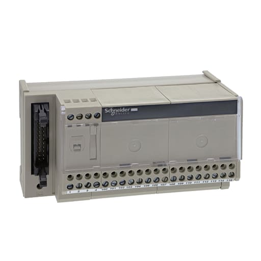 Square-D / Schneider - Square D ABE7H16R10 2-Module 16-Channel 1-Row Screw Terminal Discrete I/O Sub Base