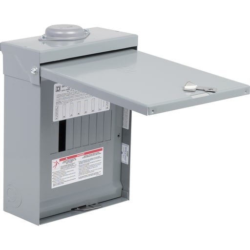 Square-D / Schneider - Square D QO6L100RB 120/240 VAC 100 Amp 1-Phase 3-Wire 6-Circuit Main Lug Load Center