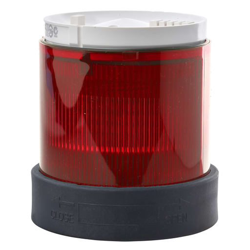 Square-D / Schneider - Square D XVBC34 70 mm 250 VAC 30 mA 10 W Red Polycarbonate Steady LED Beacon Lens Unit