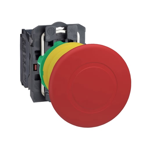 Square-D / Schneider - Square D XB5AT842 22 mm 600 VAC 1.2 Amp 1NC Round Trigger Action Push-Pull Non-Illuminated Push Button