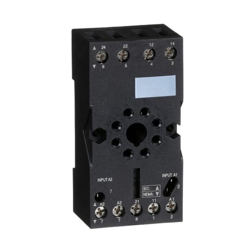 Square-D / Schneider - Square D RUZC2M 250 Volt 10 Amp 35 mm Din Rail/Panel Mount Box Lug Connector Terminal Relay Socket