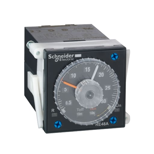Square-D / Schneider - Square D RE48ACV12MW Dual Function Relay, TIMER 250VAC 5AMP RE48 +OPTIONS