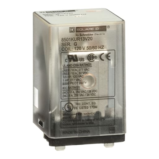 Square-D / Schneider - SQD 8501KUR13V20 Relay, Harmony 850