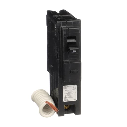 Square-D / Schneider - Square D HOM120EPD 1-Pole 20 Amp 120 Volt Plug-On Thermal Magnetic Miniature Circuit Breaker