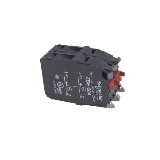 Square-D / Schneider - Square D ZBE204 22 mm 2NC Standard Double Push Button Contact Block