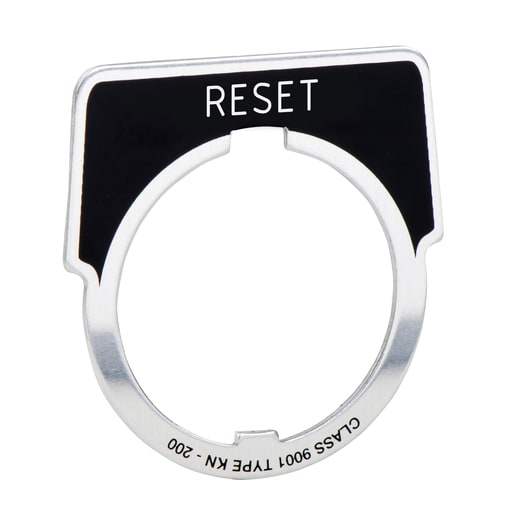 Square-D / Schneider - Square D 9001KN223 40 x 43 mm Aluminum Reset Push Button Standard Legend Plate