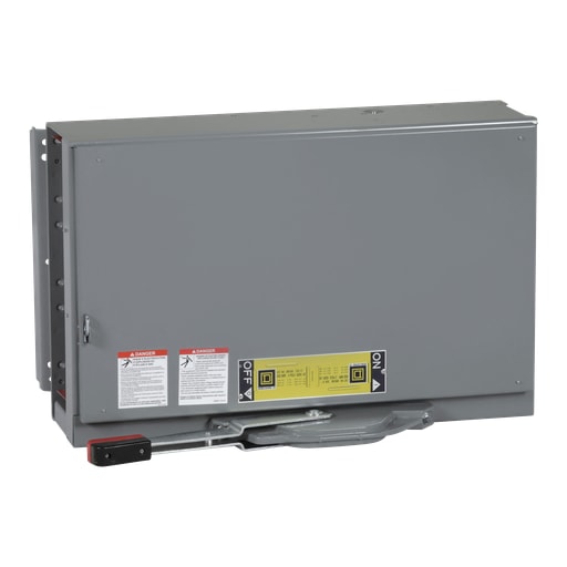 Square-D / Schneider - Square D QMJ366 600 VAC 600 Amp 3-Pole Steel Panel/Surface Mount Fusible Panelboard Branch Switch Unit
