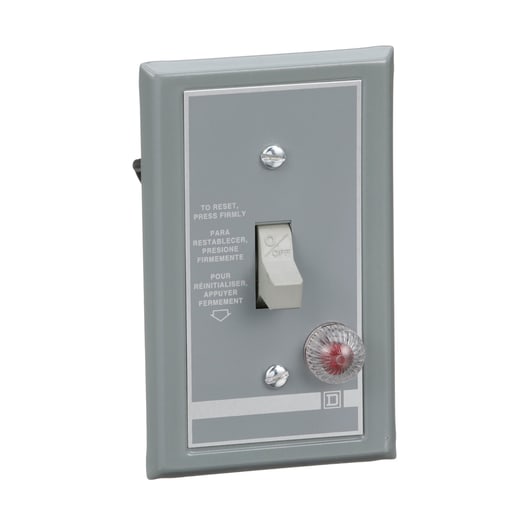 Square-D / Schneider - Square D 2510FF1P 277 VAC 16 Amp 1 Hp 1-Pole Flush Mount Non-Reversing Manual Starter