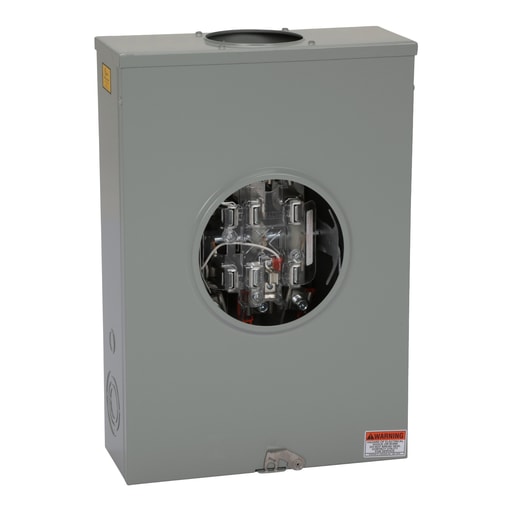 Square-D / Schneider - Square D UTH7213T 600 VAC 200 Amp 3-Phase 4-Wire Overhead/Underground Service Ringless Meter Socket