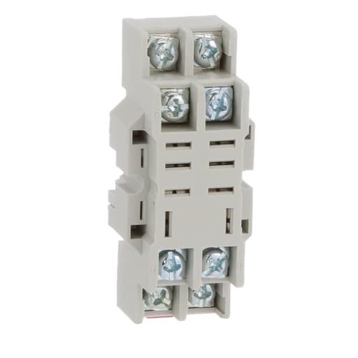 Square-D / Schneider - Square D 8501NR42B 300 VAC 10 Amp Din Rail/Direct Panel Mount Double Tier Relay Socket