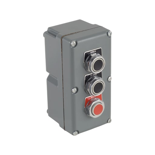 Square-D / Schneider - Square D 9001KYK32 600 VAC 10 Amp 3NO 3NC NEMA 1/3/4/13 Die-Cast Zinc Push Button Control Station
