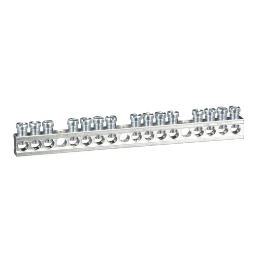 Square-D / Schneider - Square D PK15GTA 15-Terminal Load Center Ground Bar Kit, 225A Max, 5.63" Length