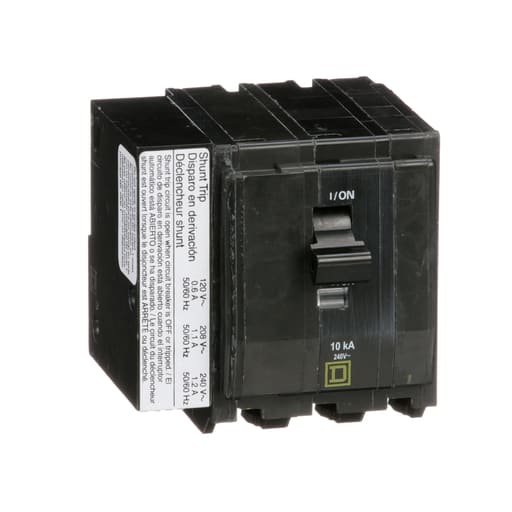Square-D / Schneider - Square D QO3801021 3-Pole 80 Amp 240 Volt Plug-On Miniature Circuit Breaker
