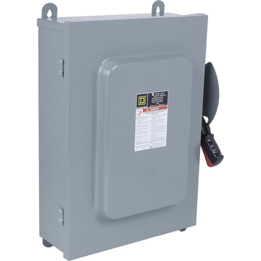 Square-D / Schneider - Square D HU662AWK 600 VAC 60 Amp 6-Pole Non-Fusible Heavy Duty Safety Switch