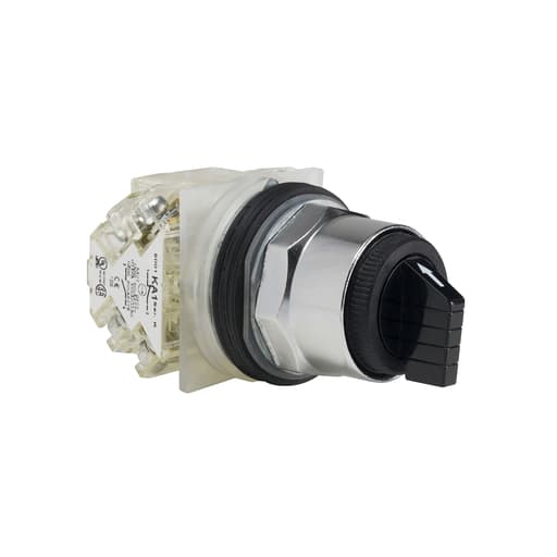 Square-D / Schneider - Square D 9001KS46BH2 30 mm 10 Amp 600 VAC/VDC 2NO 2NC 3-Position Round Knob Non-Illuminated Selector Switch