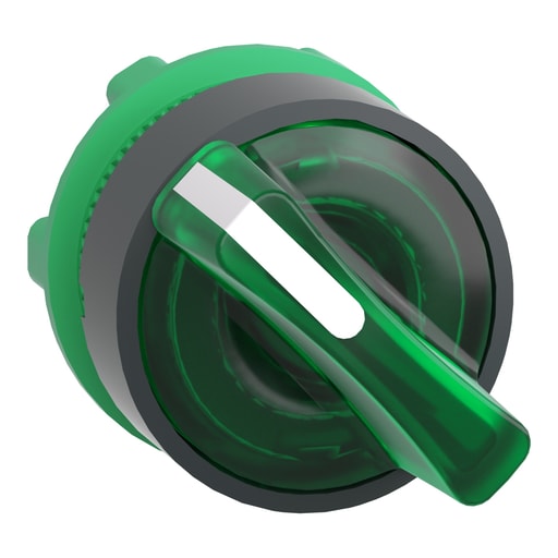 Square-D / Schneider - Square D ZB5AK1233 22 mm 2-Position Green Maintained Lever Illuminated Selector Switch Operator