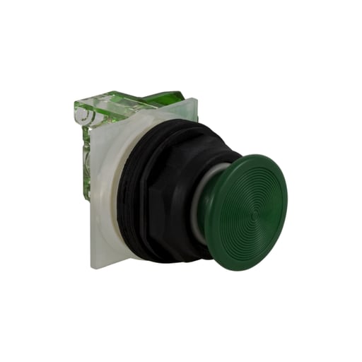 Square-D / Schneider - Square D 9001SKR4GH5 30 mm 600 VAC Momentary 1NO Green Lens Plastic Bezel Non-Illuminated Push Button