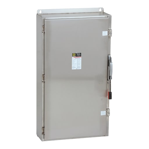 Square-D / Schneider - Square D H365NDS 600 VAC 400 Amp 3-Pole Class H/J/K/L/R Fusible Heavy Duty Safety Switch