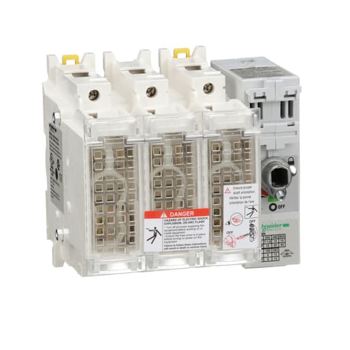 Square-D / Schneider - Square D GS2GU3N 600 VAC 60 Amp 3-Pole Class J Fusible Disconnect Switch